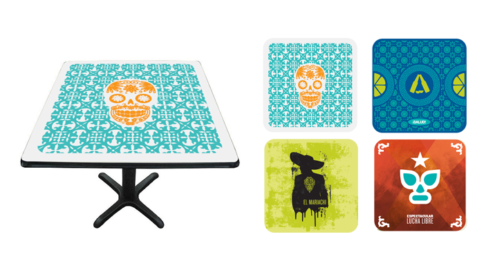 Taco Cabana Table Tops